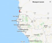 карта 31 нед Гвинея-Бесау Гамбия Сенегал Мавритания