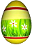 Пасхальное яичко жёлтое (2)